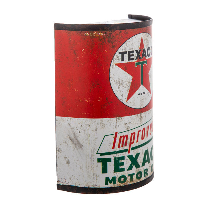 Texaco Half Oil Can Metal Wall Decor – Artisticspacedecor